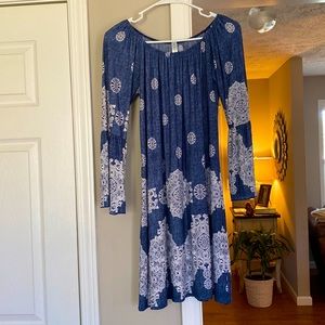 BoHoBlu Dress Size Medium Polyester Spandex